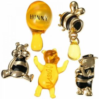 Disney Store Japan Pooh Earrings Set Hunny Funny Sunny From Japan F/s