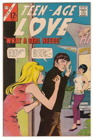 Teen - Age Love 54 Charlton Comics Vf/nm