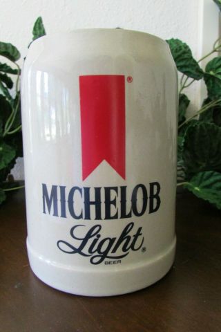 Ceramic German Beer Gerz Mug / Stein Made In W Germany Michelob Light