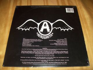 AEROSMITH Get Your Wings LP 1st Press PC 32847 CBS Records 1984 4