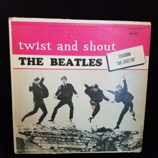 The Beatles Twist And Shout Capitol Records T6051 Lp Vinyl