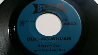 1964 Rock 45 Gregory Dee & Avanties Olds - Mo - William/ain 