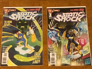 Static Shock 52 Issues 1 - 2 Dc Comics 2011