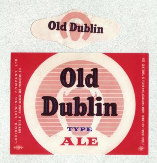 Beer Label - Canada - Old Dublin Ale (caribou Brg.  Co. ) - British Columbia