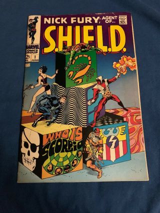 Nick Fury Agent Of Shield 1 - 1968 Marvel Silver Age - Jim Steranko - F/vf