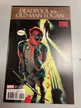 Marvel Comic Deadpool Vs Old Man Logan 1 Albuquerque Variant Vf/nm