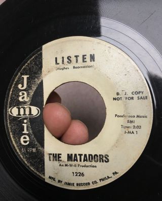 The Matadors Listen/so Near Rare Northern Soul Wlp