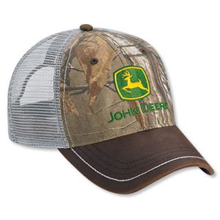 John Deere Realtree Xtra Camo Mesh Weekend Trademark Twill Hat Cap C7