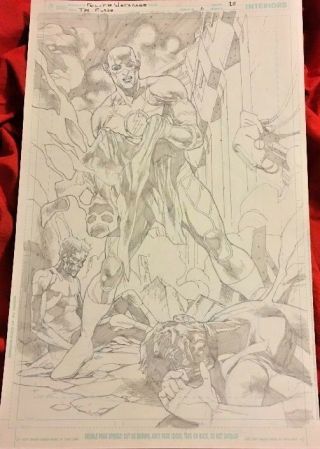 Dc Comics The Flash 5 Page 20 Art Full Splash Batman Wonder Woman Dead