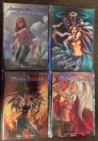 Grimm Fairy Tales Myths & Legends 2,  3,  4,  5 Tp Sc Zenescope Gregory Triano Nm