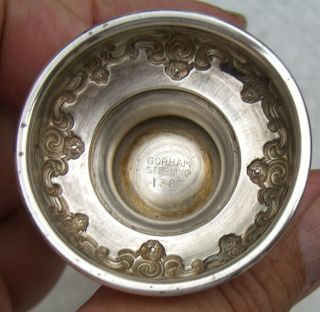 Gorham Melrose Pattern Sterling Silver Salt & Pepper Not Weighted 1948 3
