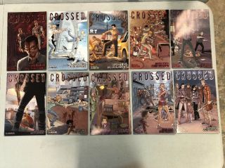 Crossed Set 0 1 2 3 4 5 6 7 8 9 1 - 9 First Series Garth Enis Comics Wrap Variants