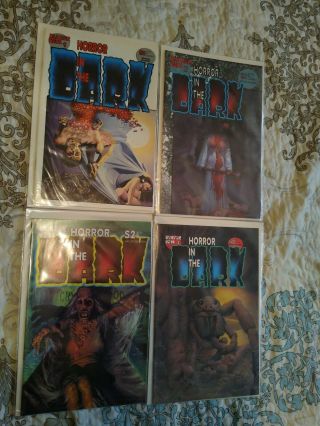 Horror In The Dark 1,  2,  3,  4 Fantagor Comics Richard Corben 1991