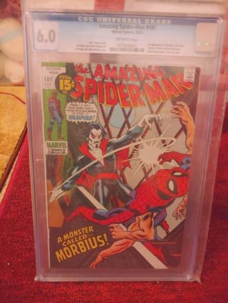 Spiderman 101 First Appearance Of Morbius Cgc 6.  0