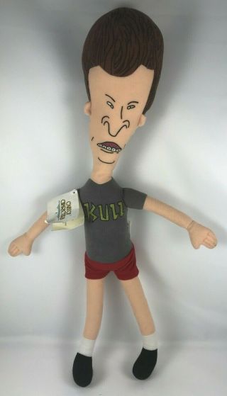 Butthead 22” Large Plush Stuffed Doll 1990’s Mtv Exclusive Spencer’s Rare W/ Tag