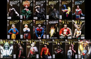 Justice Society Of America 2 - 10,  23,  73 - 81 Complete Alex Ross Black Cover Set
