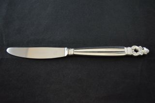 Georg Jensen Acorn Sterling Silver Long Handled Dinner Knife - 9  - No Monogram