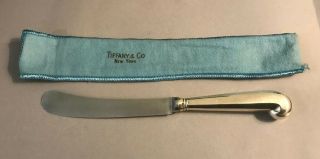 Tiffany & Co Rat Tail Sterling Vintage Hollow Pistol Knife 8 3/4”