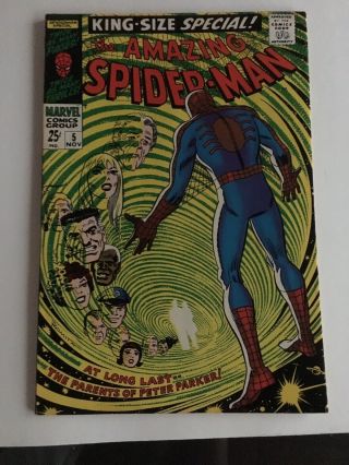 Spider - Man King Size Special 5 F/vf