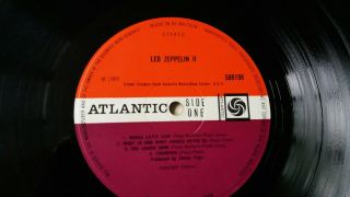 Led Zeppelin Ii 2 1969 Uk Atlantic Plum / Orange Label Vinyl Lp