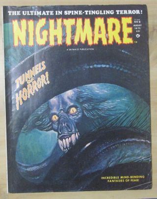Nightmare 8 (1972,  Skywald) Fn - 5.  5.  Features Ec Movie " Tales From The Crypt "