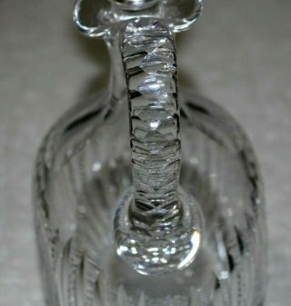 Early 1900 ' s American Brilliant Glass Decanter & Gorham Sterling Silver Stopper 5