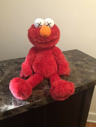 Elmo Sesame Street Uniqlo X Kaws Plush Toy 2018 With Tags