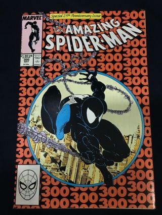 The Spider - Man 300 (may 1988,  Marvel) Mcfarlane Venom 1st Appearance