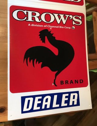 Crows Dealer Seed Corn Sign