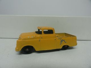 1950 ' s TOOTSIETOY Diecast Yellow Pick - Up Truck 3