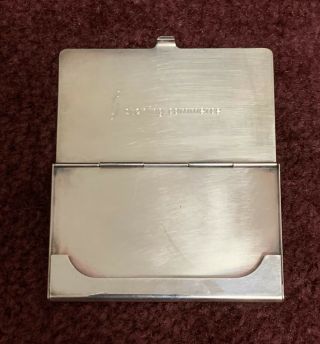 Tiffany & Co Silver Plate Card Holder Pre Owned