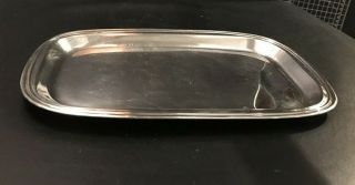 Mid Century Fisher Sterling Silver 9 1/2” X 6” Tray.  189 Grams.  2204