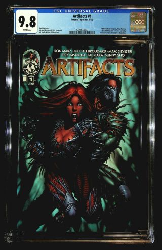 Artifacts 1 Cgc 9.  8 Keown Cover,  Broussard,  Silvestri,  The Darkness,  Witchblade