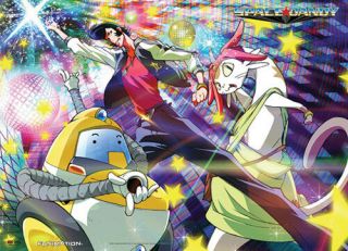 Wall Scroll - Space Dandy - Dance Party Anime Art Licensed Ge60938