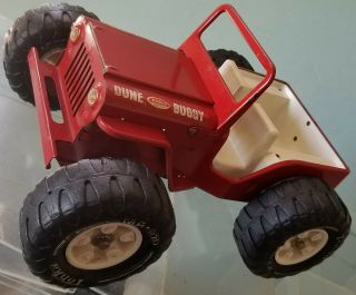 Tonka Dune Buggy Jeep 2445 Red Pressed Steel 10 1/4 " Long 1970