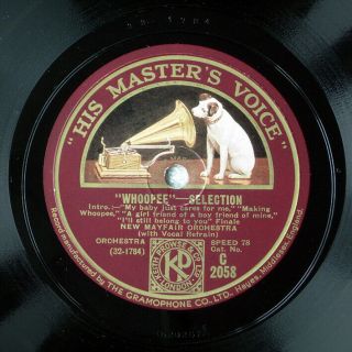 78rpm - Jazz - Ray Noble Mayfair Orch: " Whoopee " & " Swing High " Selections