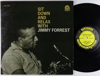 Jimmy Forrest - Sit Down & Relax Lp - Prestige - Prlp 7235 Mono Dg Rvg
