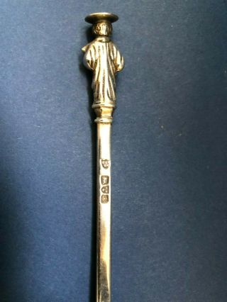 STERLING SILVER APOSTLE SPOON 1901 CHESTER ENGLAND HASELER BROTHERS 6