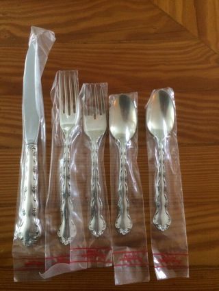 Reed & Barton Sterling Silver Flatware Set 5 Piece Packages