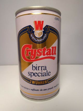Crystall Speciale Birra Wuhrer Crimped Steel Pull Tab Beer Can 34