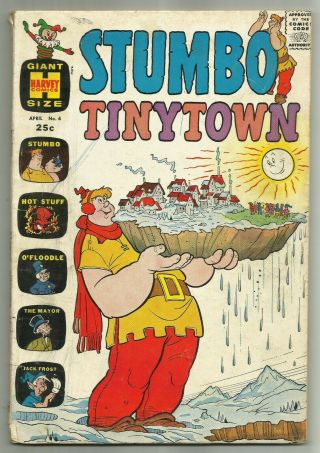 Stumbo Tinytown 4 (giant - Size Comic,  Hot Stuff Stories) Harvey Comics,  1964