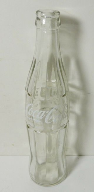 Vintage Coca - Cola White Acl Clear Bottle 295 Ml