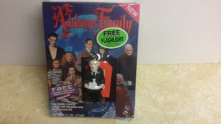 The Addams Family Ralston Cereal Full Box With Flashlight 1991