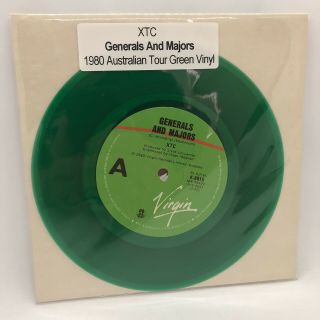 Xtc Generals And Majors Australian Tour Ep 7 " Vinyl Record Single