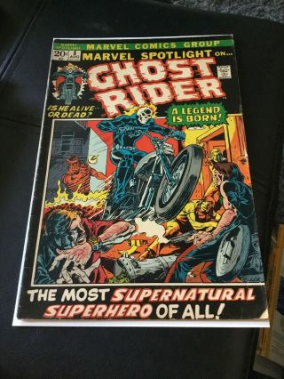 Marvel Spotlight Comic 5 (1972) Vg 4.  0 1st Ghost Rider Appearance Johnny Blaze