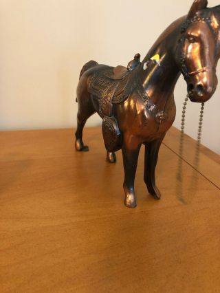 Vintage Carnival Prize Prizes Cast Pot Metal ? Brass ? Toy Horse horses 11 