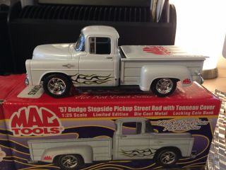 Liberty Classic Mac Tools 57 Dodge Stepside Pickup By Spec Cast 1/25th Scale