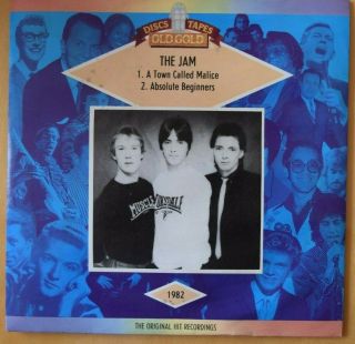 The Jam " A Town Called Malice / Absolute Beginners " Polydor 7 " 45rpm Punk Mod