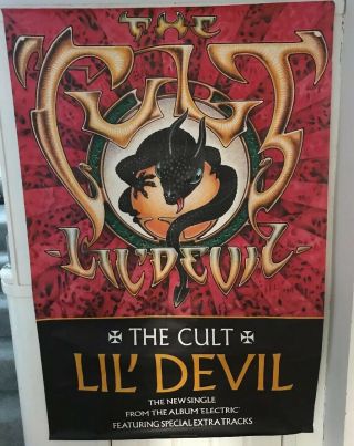 The Cult - Lil Devil Large Promo Poster