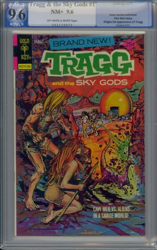 Tragg And The Sky Gods 1 Pgx / Cgc 9.  6 Ow/w Pages Gold Key 1975 1st App Tragg